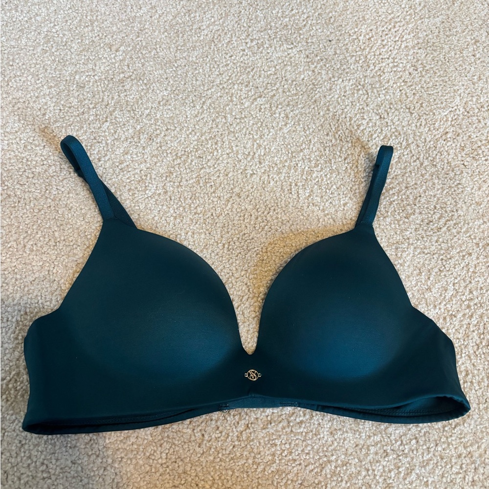 Victoria's Secret 34B Deep Teal So Obsessed Wireless Push Up Bra